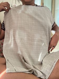 Vintage Plaid Sleeve top