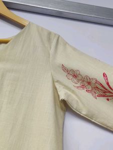 short kurta Beige colour