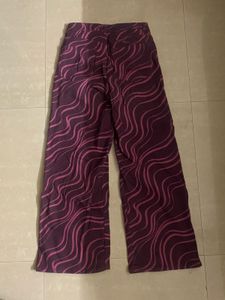 Pink Zebra Print Pants