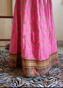 Pink Ethnic Skirt