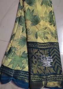 Trending 🔥🔥soft Chiffon Brasso Sarees