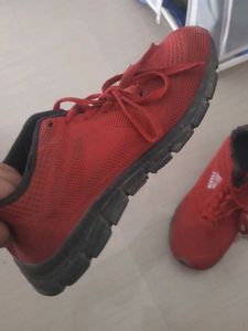 Red Sport Shoes