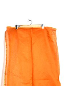 Orange Embroided Kurta Material Set(Women’s)
