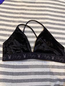 Black Velvet Bra