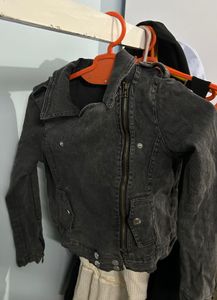 Stylish Grey Denim Jacket