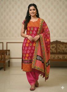 large- xl Ethnic Salwar Suit Set