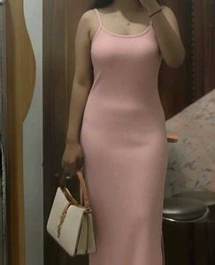 combo green Pink Bodycon Midi Dress