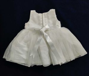 Pure white frock
