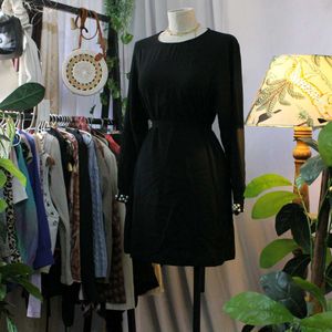 H&M Pearl Black Dress