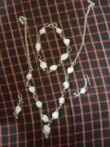 Quartz Stone Jewelry Set