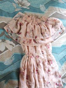 Floral Ruffle Mini Dress