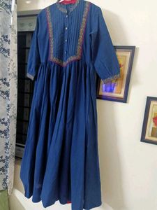 Women&#39;s Sangaria Blue Anarkali
