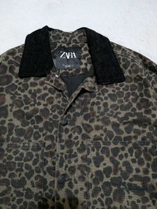 Zara leopard print jacket
