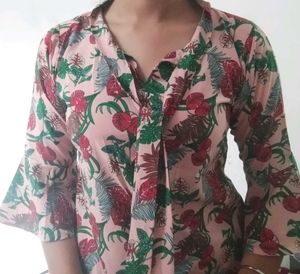 Printed Patter Top