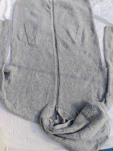H&amp;m Knit Zip-Up Hoodie