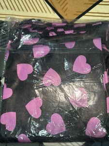 Heart Print Pajama Set