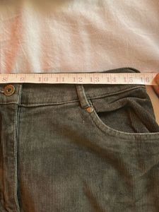 Corduroy Cargo Flare Pants