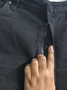 Black Wide Leg Jeans High Waist