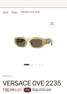 Versace Designer Sunglasses