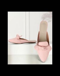 Pink Bow Flats