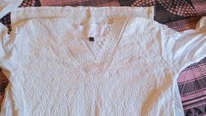 White Kurti
