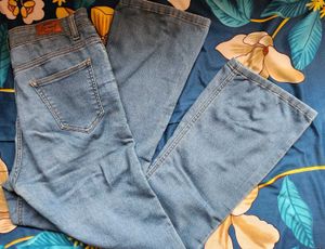 Light Wash High-Waisted Flare Jeans