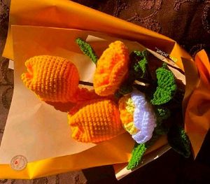 Crochet Flower Bouquet - Handmade Gift