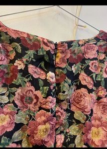 Mango Floral Mini Dress