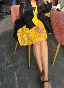 &#39;Sunny Yellow Floral Dress–Cute&amp;Comfy Summer Vibes