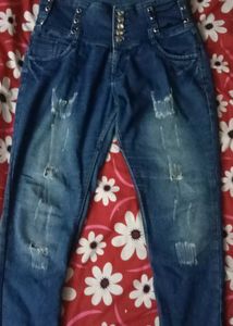 Rough Ripped  Jeans