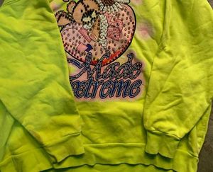 Neon premium girls Graphic Hoodie