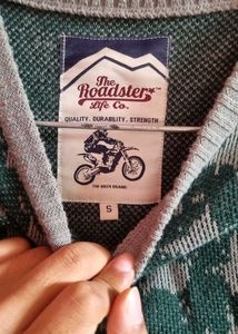 Patterned Crew Neck Sweater