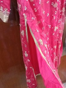 Net Material Fully Stitched Suit..