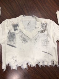 Distressed Knit Sweater