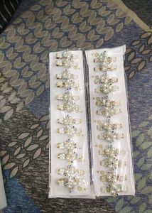 Cute Pearl &amp; Crystal Hair Clips