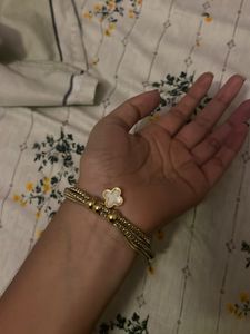 Clover Reversible Charm Bracelet