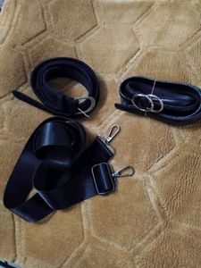2 Assorted Belts & 1 Bag belt