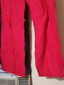 Red Palazzo Pants