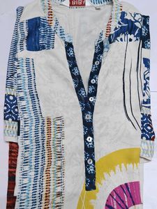Biba Multicolour Sleeveless Kurta