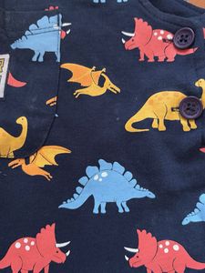 Cute Dino Print Overalls rompers