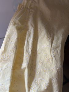 Pretty Little Butter Yellow Baby Girl Frock