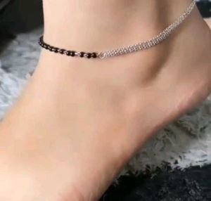 Elegant Silver &amp; Purple Stone Bracelet