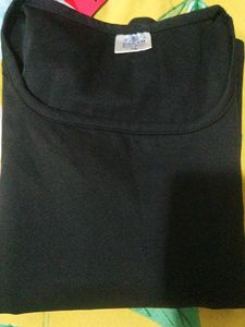 Black Puff Sleeve Top