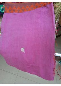 Elegant Pink &amp; Orange Saree