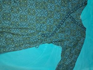 Green Short Kurta