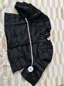Black Pleated Jacket