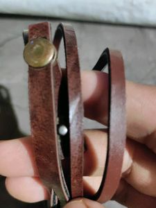 Men Stylish Bracelet Brown Color