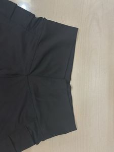 Black cycling shorts