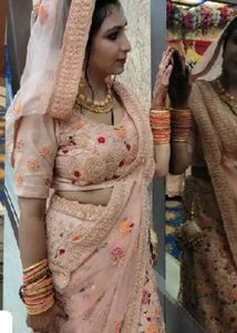 Gorgeous Pink Floral Lehenga