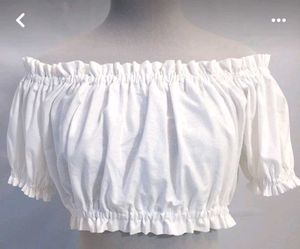 White Off-Shoulder Top